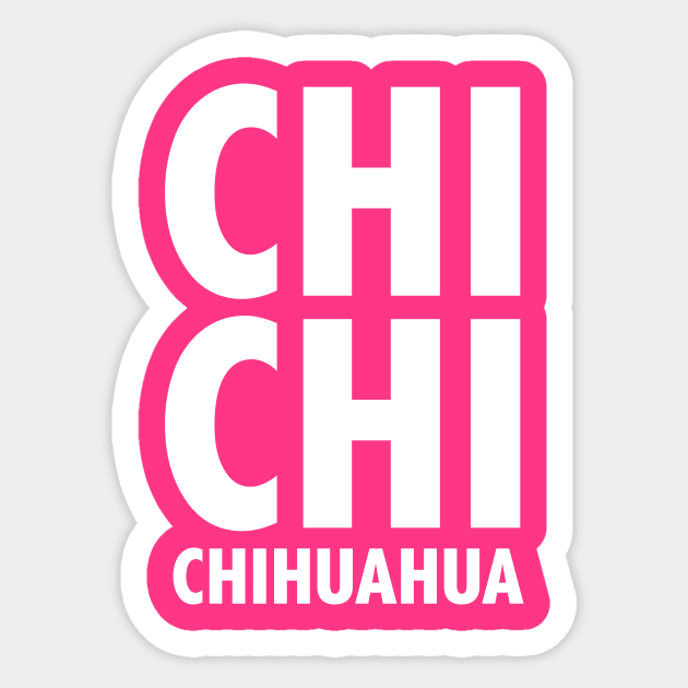 I Love Chihuahuas Sticker by AntiqueImages